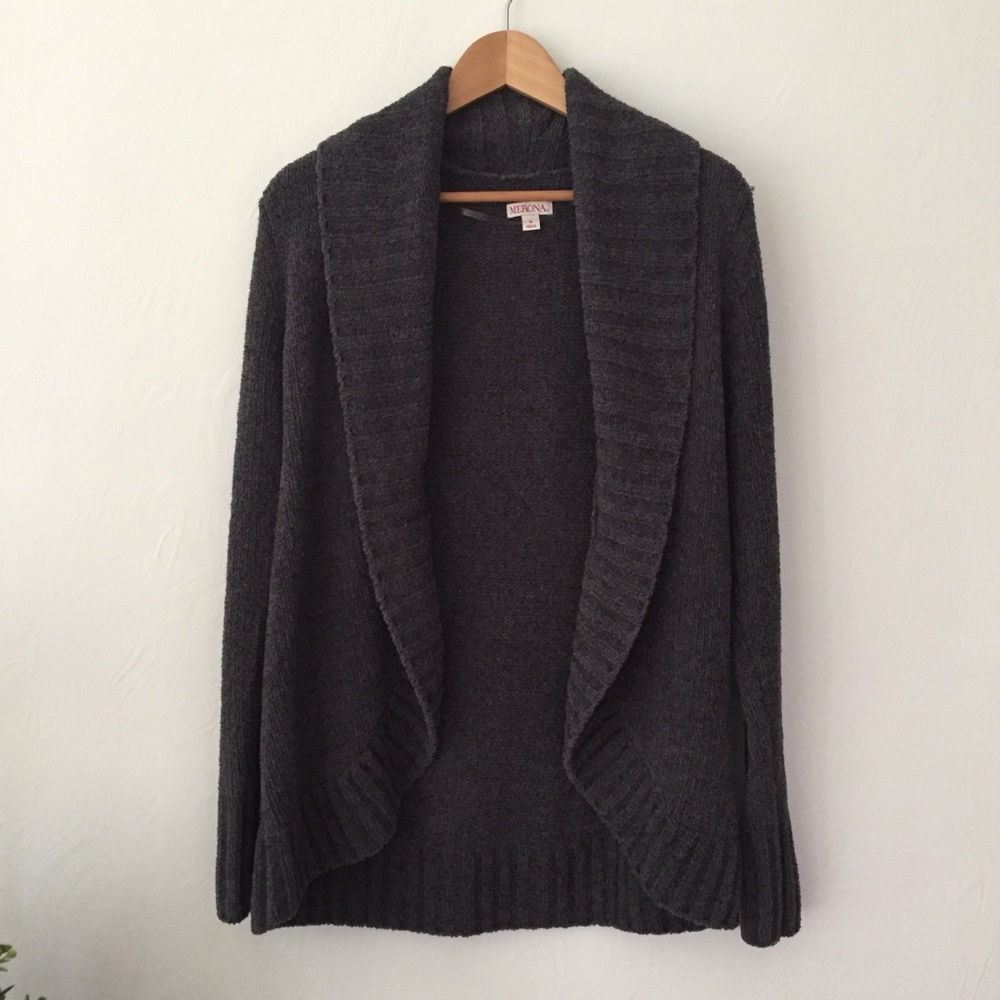 Merona chenille open cardigan